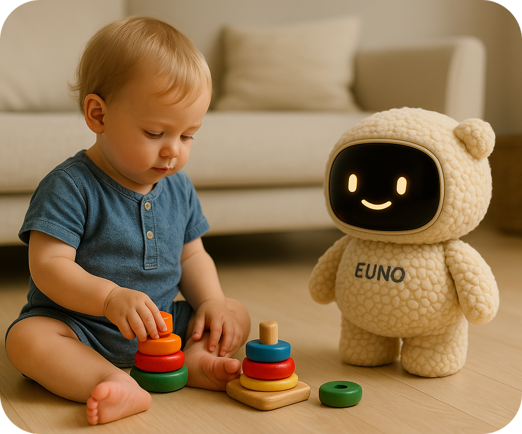 Grand bébé et euno